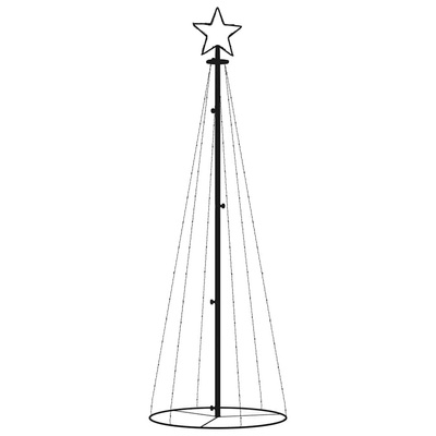 Choinka stożkowa, 108 ciepłych białych LED, 70x180 cm