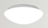 Plafon biały szklany do łazienki E27 60W 17,5cm Nina Candellux 12-74150