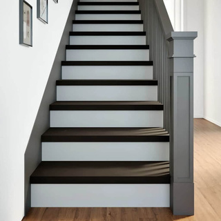 Stopnie schodowe 16 szt. brązowoczarne 70x25x2 cm lite drewno dębowe