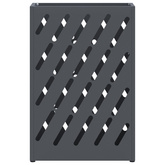 Stojak na Parasol Deszczowy antracytowy 28 x 12 x 41 cm Stal
