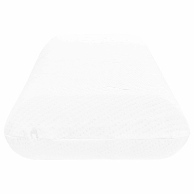 Poduszka do spania Gładki Biały 105 x 36 x 13 cm