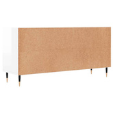 vidaXL Szafka pod TV, biała, wysoki połysk, 103,5x30x50 cm