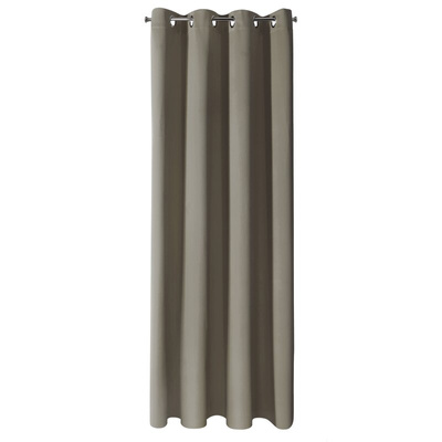 Zasłona Logan ciemnobeżowa 135x250