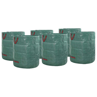 Torby na odpady do ogrodu 12 pcs Zielony 67 x 67 x 75,5 cm