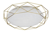Plafon LED 24W 43cm 3000K złoty SVEN 98-66312