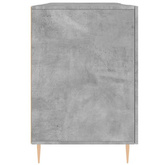 Biurko, szarość betonu, 140x50x75 cm, materiał drewnopochodny vidaXL