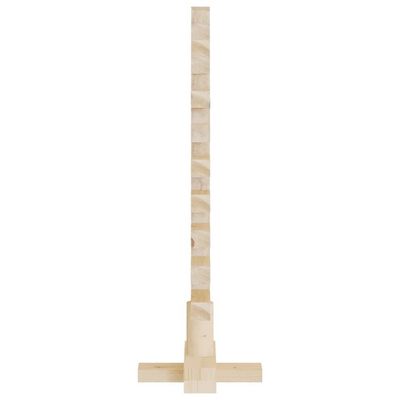 vidaXL Drewniana choinka do udekorowania, 60 cm, lite drewno sosnowe