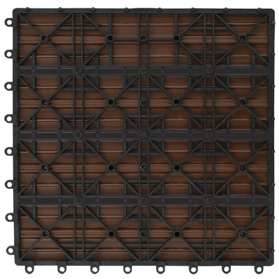 Płytka Tarasowa 11 pcs brązowy 30 x 30 cm