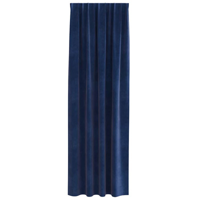 Zasłony zaciemniające 2 pcs Ciemnoniebieski 140 x 245 cm