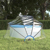 vidaXL Kopuła na basen, okrągła, 315x158 cm, PVC