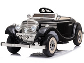 Auto Na Akumulator Mercedes 540K Klasyk Premium Światła LED MP3 Czarny