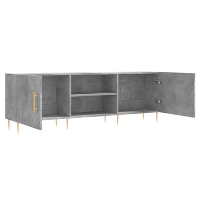 vidaXL Szafka pod TV, szarość betonu, 150x30x50 cm wariant 4