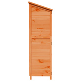 Shed ogrodowy brązowy 106 x 56 x 176,5 cm Drewno Świerkowe