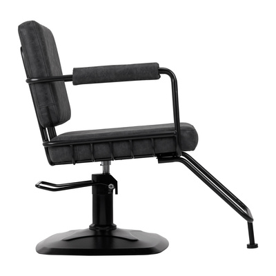 Gabbiano fotel fryzjerski Katania Loft Old Leather czarny 147876