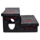 Schodki do wanny z hydromasażem, czarne