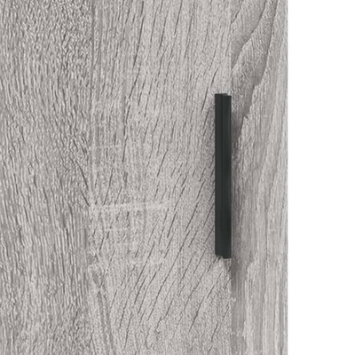 vidaXL Biurko, szary dąb sonoma, 140x50x75 cm, materiał drewnopochodny