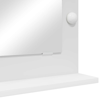 Lustro toaletowe Prostokątny Z lustrem Biały 70 x 50 x 18 cm