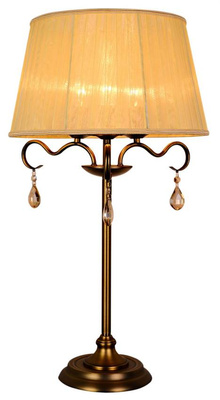 Lampa Stołowa Gabinetowa Candellux Fiesta 41-15273 E14 Patyna