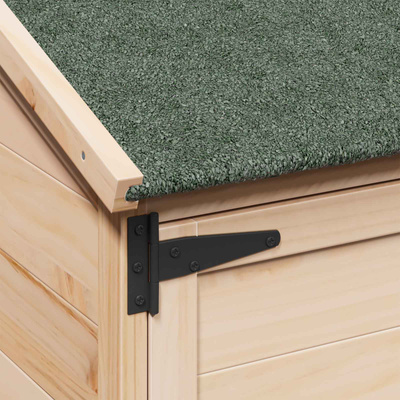 Shed ogrodowy naturalny 106,5 x 56 x 113,5 cm Drewno Świerkowe
