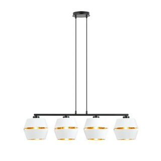 Lampa wisząca  PIANO 4 WHITE/GOLD