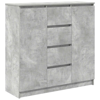 Komoda z szufladami Betonowy Szary 100,5x35x98,5 cm
