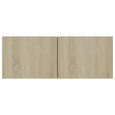 vidaXL Szafka pod TV, dąb sonoma, 80x30x30 cm, materiał drewnopochodny
