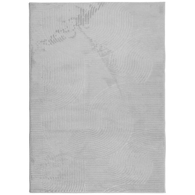 vidaXL Dywan IZA z krótkim włosiem, szary, 240x340 cm