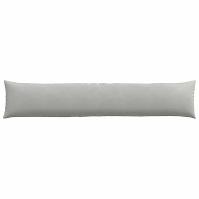 Poduszki na sofę 2 pcs Jasnoszary 200 x 40 cm tkanina