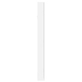 vidaXL Wisząca szafka na biżuterię, z lustrem, biała, 37,5x10x106 cm