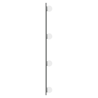 vidaXL Lustro ścienne z LED, 40x60 cm, szklane, prostokątne