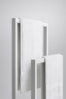 Biały, podwójny wieszak na ręczniki KS-62 WIESZAK TOWEL II - KAJA HOME
