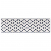 vidaXL Dywan zewnętrzny, granatowo-biały, 80x250 cm, dwustronny