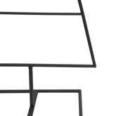 Metalowa choinka świąteczna, do dekoracji, czarna, 60 cm vidaXL
