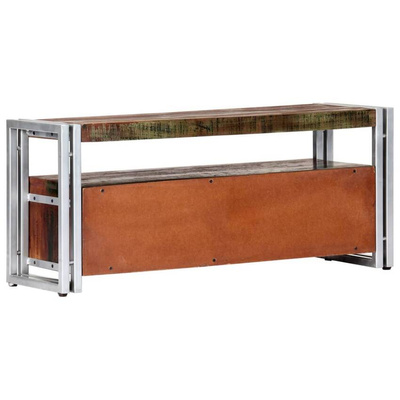 vidaXL Szafka pod TV, 90 x 30 x 40 cm, lite drewno z odzysku