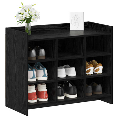 Szafka na buty Czarny dąb 85 x 39,5 x 70 cm Drewno inżynieryjne