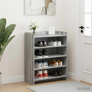 Szafka na buty z przechowywaniem Szary Sonoma 73,5 x 36 x 92 cm