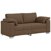 Sofa dwuosobowa Brązowy 180 cm tkanina