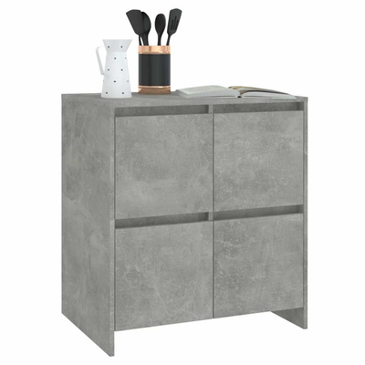 Szafka, szarość betonu, 70x41x75 cm, materiał drewnopochodny