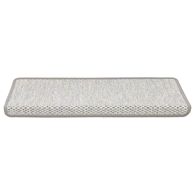Samoprzylepne nakładki na schody 15 szt., 65x21x4 cm, platynowe