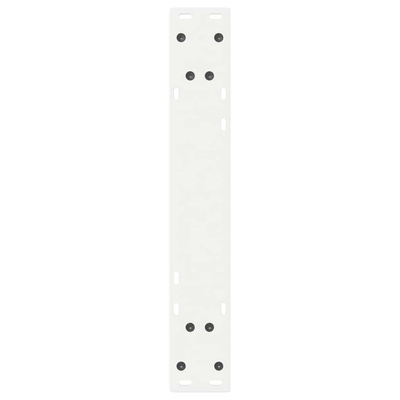 Nogi do stołu jadalnego 2 szt. Białe 60x(72-73,3) cm Stal