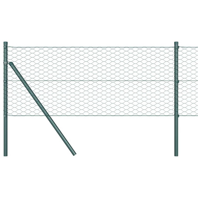Ogrodzenie heksagonalne 0,8 x 100 m PVC zielony