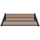 Daszek nad drzwi, czarny, 122x90 cm, poliwęglan