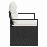Sofa Ogrodowa z poduszką 120 x 62 x 69 cm polirattan