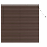 Żaluzja wenecka Ciemnobrązowy ze wzorem 150 x 130 cm 25 mm PVC