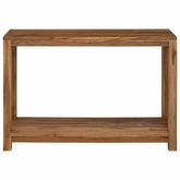 Konsola naturalny 110 x 35 x 75 cm Lite drewno teakowe