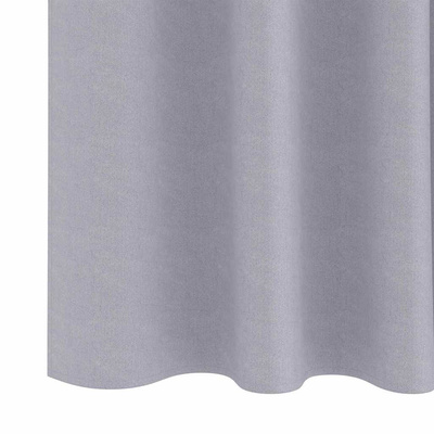 Firany blackout z kółkami 2 pcs Metaliczny Szary 175 x 140 cm