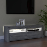 vidaXL Szafka pod TV z LED, szary dąb sonoma, 120x35x40 cm model standard