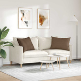 Poduszki na sofę 2 pcs Brązowy 70 x 50 cm tkanina