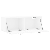 Szafka wisząca, biała, 100x36,5x35 cm, materiał drewnopochodny vidaXL