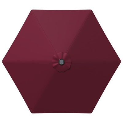 Parasol ogrodowy z oświetleniem LED i podstawą 270 x 270 cm